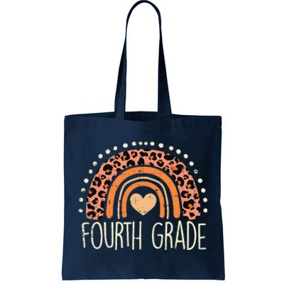 Fourth Grade 4th Rainbow First Day Of School Teacher Tote Bag