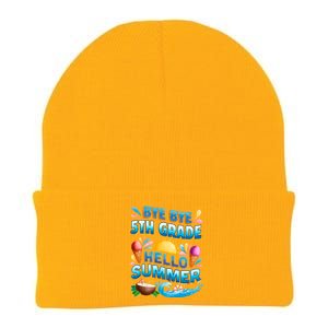 Funny Goodbye 5th Grade Hello Summer Gift Knit Cap Winter Beanie