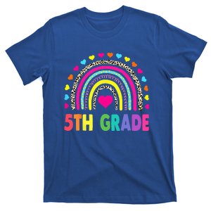 Fifth Grade 5th Grade Rainbow Teachers Back To School T-Shirt