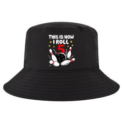 Funny Gift 5 Year Old Bowling Gift This Is How I Roll 5th Birthday Boys Gift Cool Comfort Performance Bucket Hat