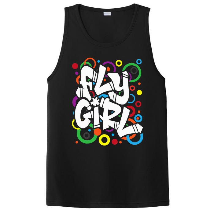 Fly Girl 80s 90s Old School Bgirl Hip Hop PosiCharge Competitor Tank