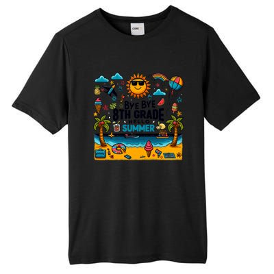 Funny Goodbye 8th Grade Hello Summer Meaningful Gift Tall Fusion ChromaSoft Performance T-Shirt