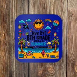 Funny Goodbye 8th Grade Hello Summer Meaningful Gift Coaster