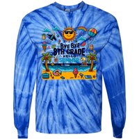 Funny Goodbye 8th Grade Hello Summer Meaningful Gift Tie-Dye Long Sleeve Shirt