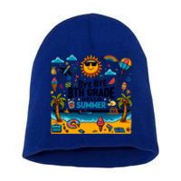 Funny Goodbye 8th Grade Hello Summer Meaningful Gift Short Acrylic Beanie