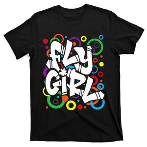 Fly Girl 80s 90s Old School Bgirl Hip Hop T-Shirt