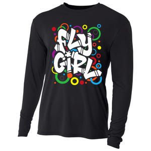 Fly Girl 80s 90s Old School Bgirl Hip Hop Cooling Performance Long Sleeve Crew