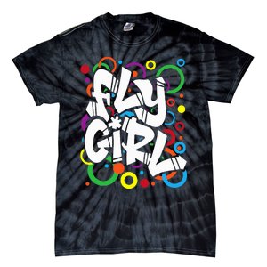 Fly Girl 80s 90s Old School Bgirl Hip Hop Tie-Dye T-Shirt