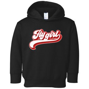 Fly Girl 80s 90s Old School Hip Hop Toddler Hoodie