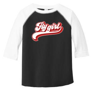 Fly Girl 80s 90s Old School Hip Hop Toddler Fine Jersey T-Shirt