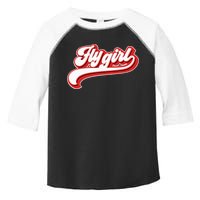 Fly Girl 80s 90s Old School Hip Hop Toddler Fine Jersey T-Shirt