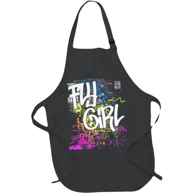 Fly Girl 80s 90s Rap BGirl Old School Hip Hop Graffiti Apron