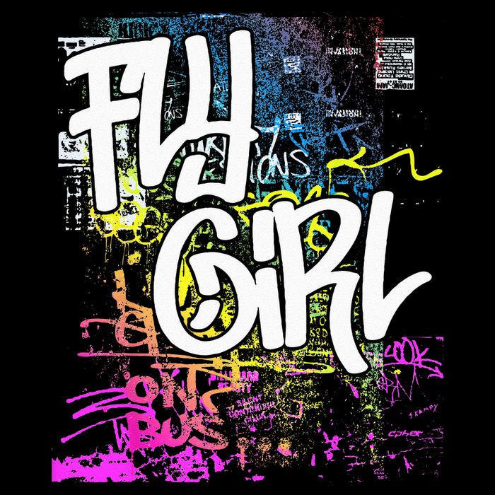 Fly Girl 80s 90s Rap BGirl Old School Hip Hop Graffiti Toddler Sweatshirt