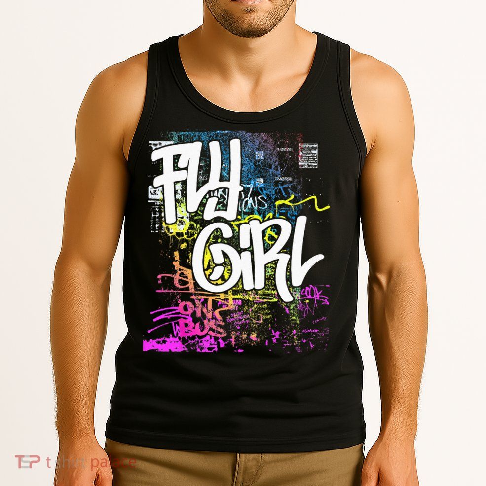 Fly Girl 80s 90s Rap BGirl Old School Hip Hop Graffiti Tank Top