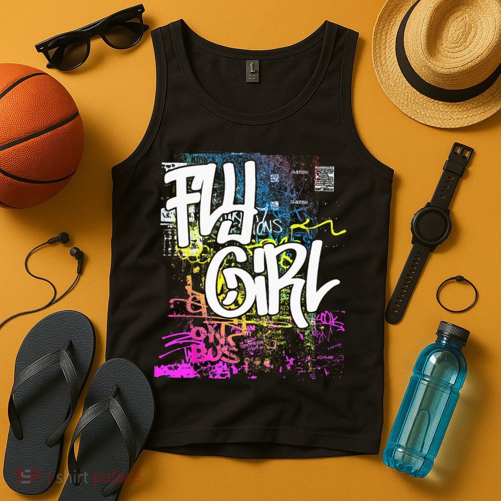 Fly Girl 80s 90s Rap BGirl Old School Hip Hop Graffiti Tank Top