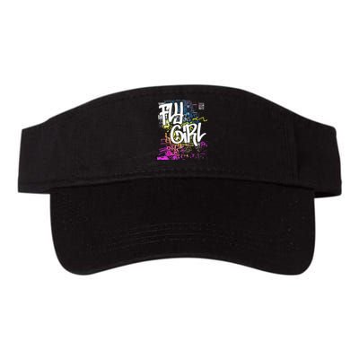 Fly Girl 80s 90s Rap BGirl Old School Hip Hop Graffiti Valucap Bio-Washed Visor