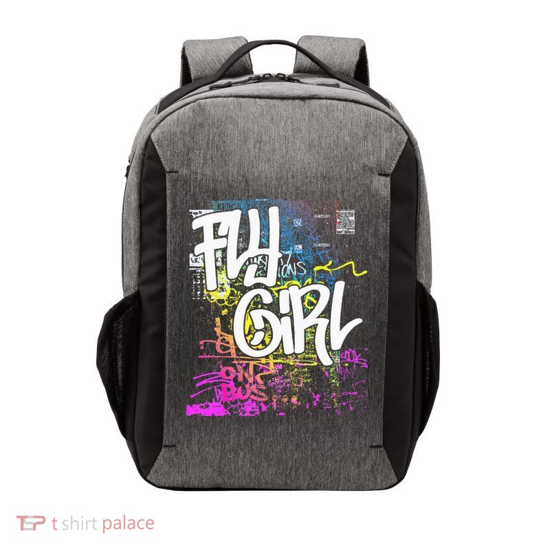 Fly Girl 80s 90s Rap BGirl Old School Hip Hop Graffiti Vector Backpack