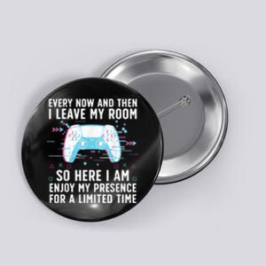 Funny Gamer Art For Men Women Gaming Gamer Video Game Lover Button