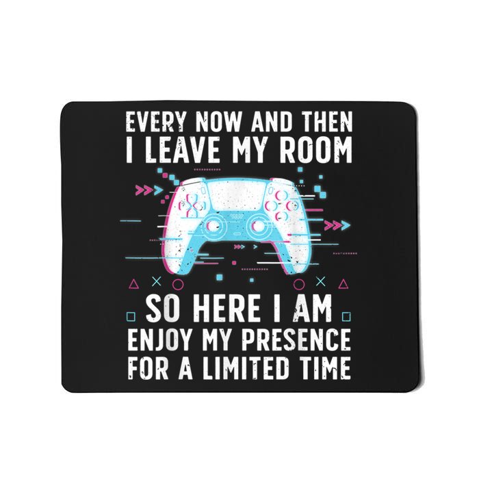 Funny Gamer Art For Men Women Gaming Gamer Video Game Lover Mousepad