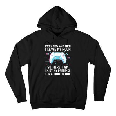 Funny Gamer Art For Men Women Gaming Gamer Video Game Lover Tall Hoodie