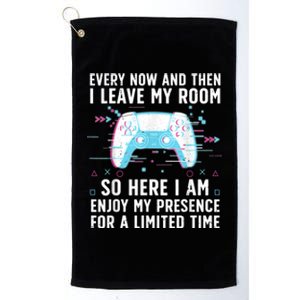 Funny Gamer Art For Men Women Gaming Gamer Video Game Lover Platinum Collection Golf Towel