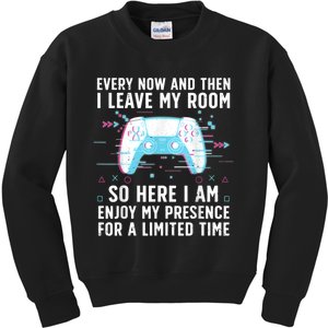 Funny Gamer Art For Men Women Gaming Gamer Video Game Lover Kids Sweatshirt