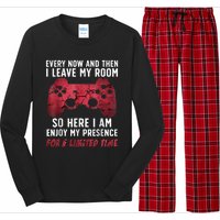 Funny Gamer Art For Men Women Gaming Gamer Video Game Lover Long Sleeve Pajama Set