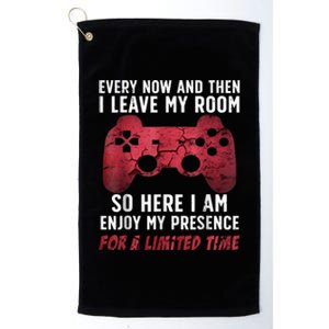 Funny Gamer Art For Men Women Gaming Gamer Video Game Lover Platinum Collection Golf Towel