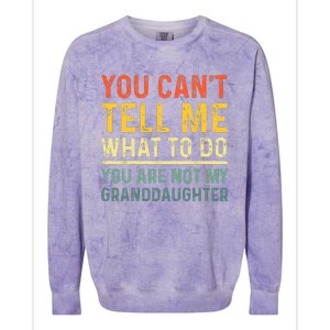 Funny Grandpa Art For Grandfather Gramps Poppy Papi  Colorblast Crewneck Sweatshirt