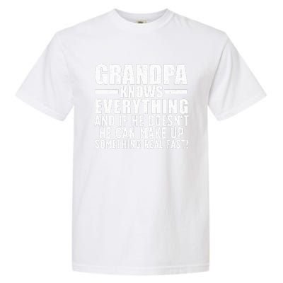 Funny Grandpa Art For Grandpa  Grandfathers Day Papi Garment-Dyed Heavyweight T-Shirt