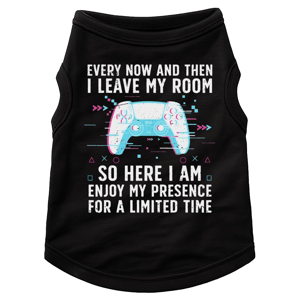 Funny Gamer Art For Women Gaming Gamer Video Game Lover Doggie Tank