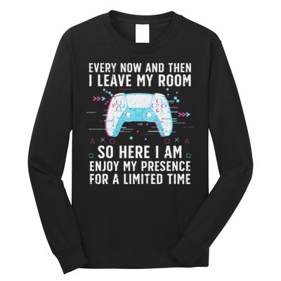 Funny Gamer Art For Women Gaming Gamer Video Game Lover Long Sleeve Shirt