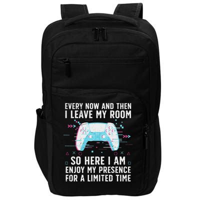 Funny Gamer Art For Women Gaming Gamer Video Game Lover Impact Tech Backpack