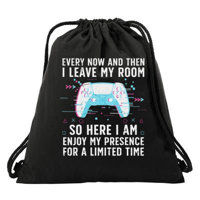 Funny Gamer Art For Women Gaming Gamer Video Game Lover Drawstring Bag