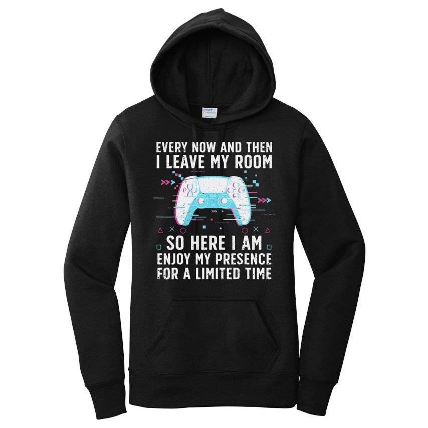 Funny Gamer Art For Women Gaming Gamer Video Game Lover Women's Pullover Hoodie