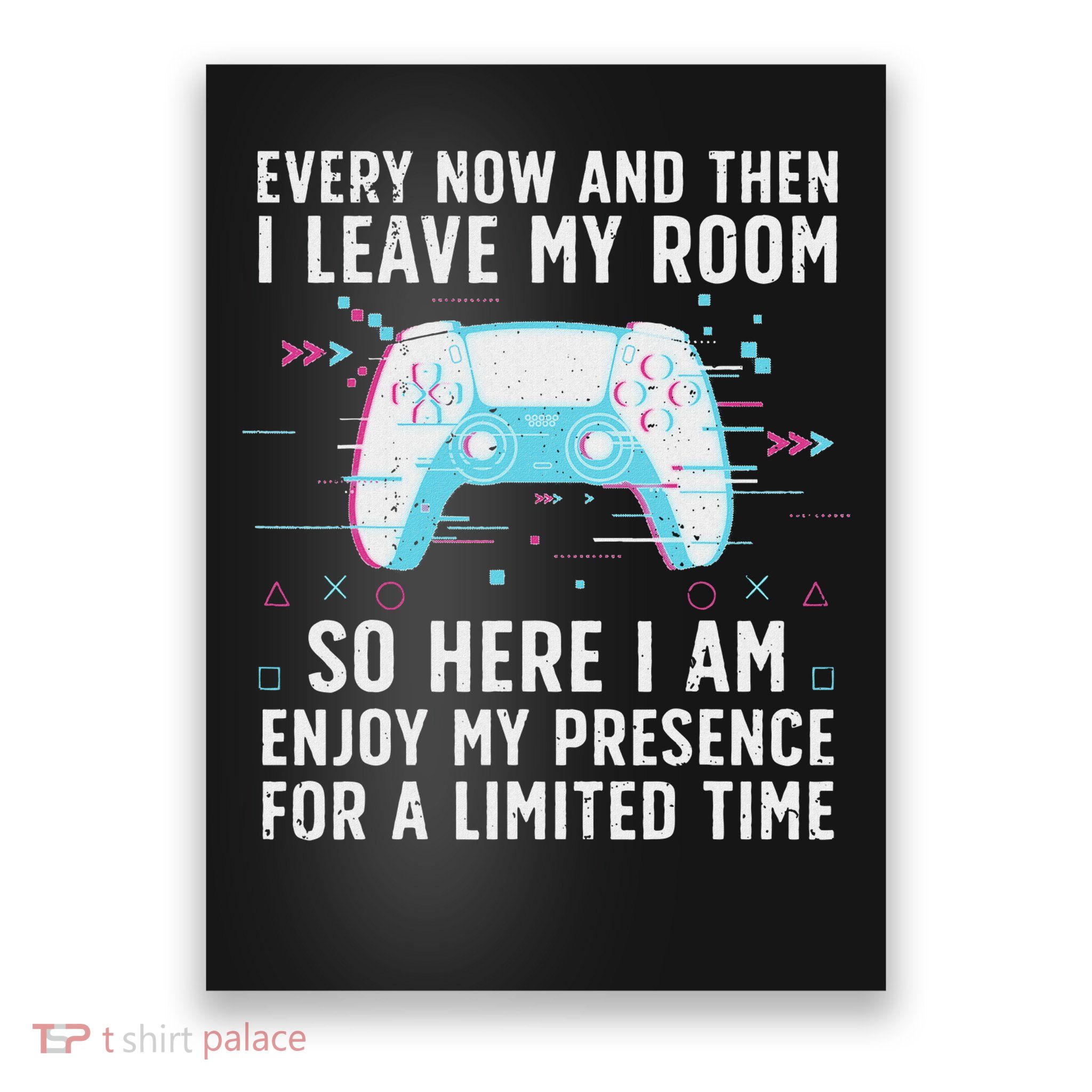 Funny Gamer Art For Women Gaming Gamer Video Game Lover Poster