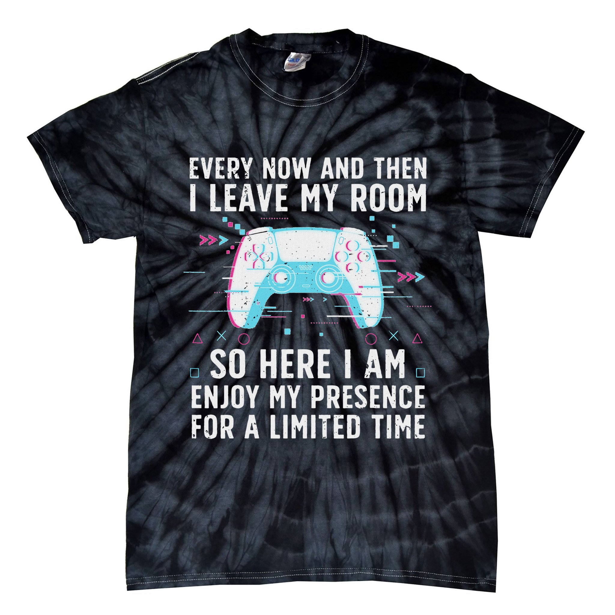 Funny Gamer Art For Women Gaming Gamer Video Game Lover Tie-Dye T-Shirt