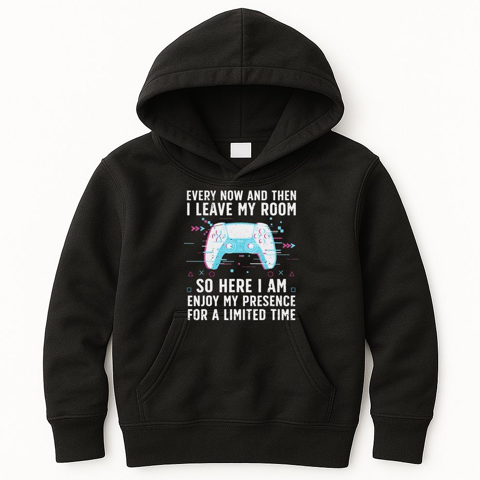 Funny Gamer Art For Women Gaming Gamer Video Game Lover Kids Hoodie