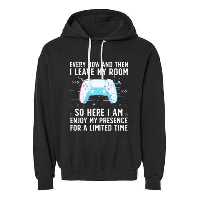 Funny Gamer Art For Gaming Gamer Video Game Lover Garment-Dyed Fleece Hoodie