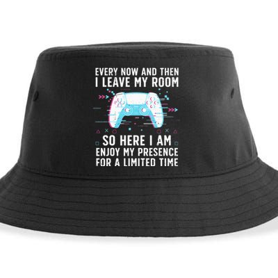 Funny Gamer Art For Gaming Gamer Video Game Lover Sustainable Bucket Hat