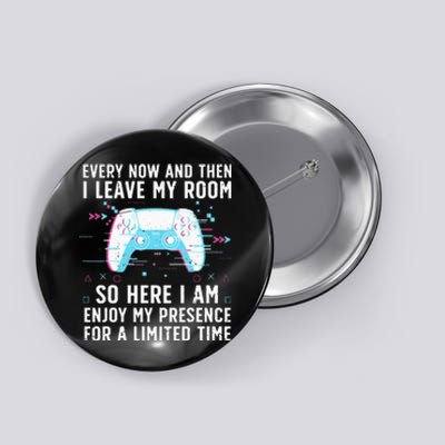 Funny Gamer Art For Gaming Gamer Video Game Lover Button