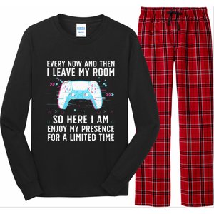 Funny Gamer Art For Gaming Gamer Video Game Lover Long Sleeve Pajama Set