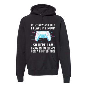 Funny Gamer Art For Gaming Gamer Video Game Lover Premium Hoodie