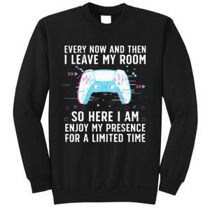 Funny Gamer Art For Gaming Gamer Video Game Lover Tall Sweatshirt