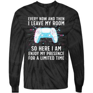 Funny Gamer Art For Gaming Gamer Video Game Lover Tie-Dye Long Sleeve Shirt