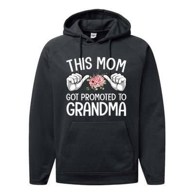 Funny Grandma Art For Grandma Mom Grandmother Grandma Performance Fleece Hoodie