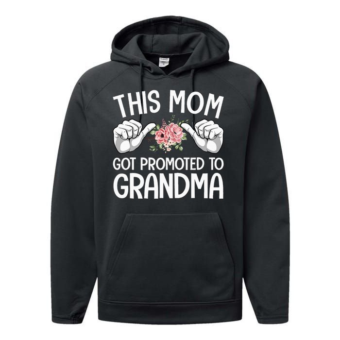 Funny Grandma Art For Grandma Mom Grandmother Grandma Performance Fleece Hoodie