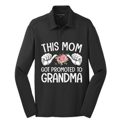 Funny Grandma Art For Grandma Mom Grandmother Grandma Silk Touch Performance Long Sleeve Polo