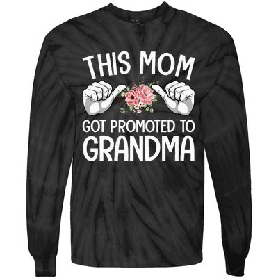 Funny Grandma Art For Grandma Mom Grandmother Grandma Tie-Dye Long Sleeve Shirt