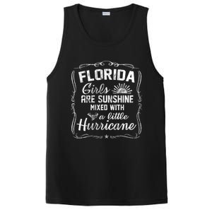 Florida Girls Are Sunshine Mixed With A Little Hurricane Gift PosiCharge Competitor Tank